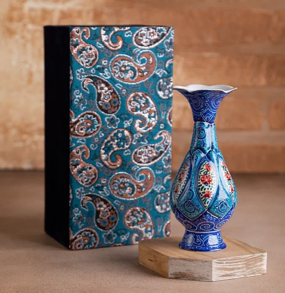 Handmade painted vase